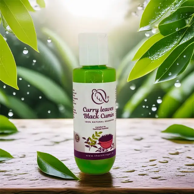 Curry Leave / Black Cumin - 100% Natural Shampoo - image 1