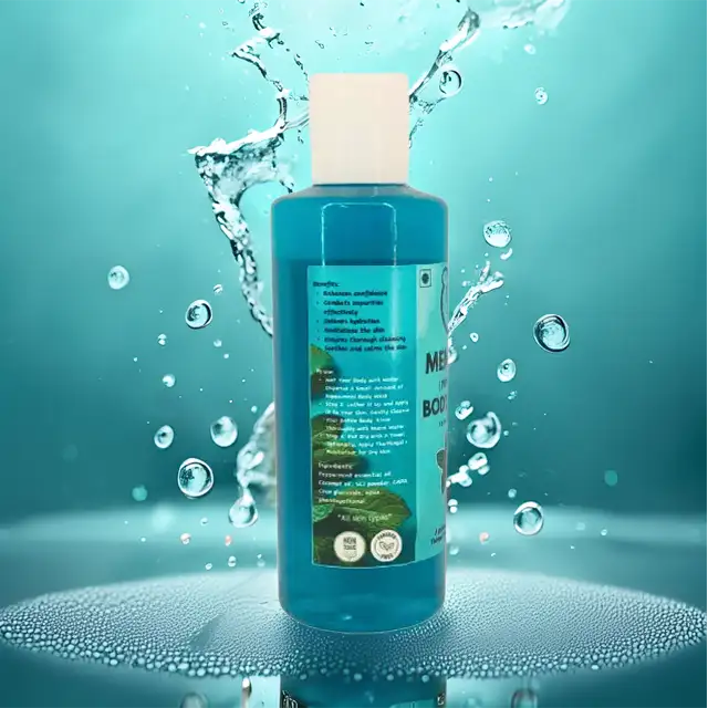 Menthol ( peppermint ) Natural Body wash - image 2