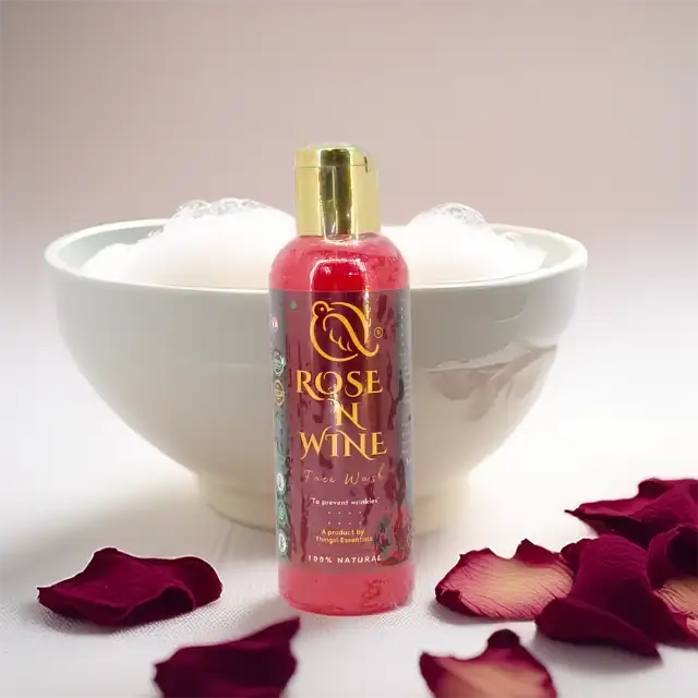 Rose n Wine Natural Face wash - image 1
