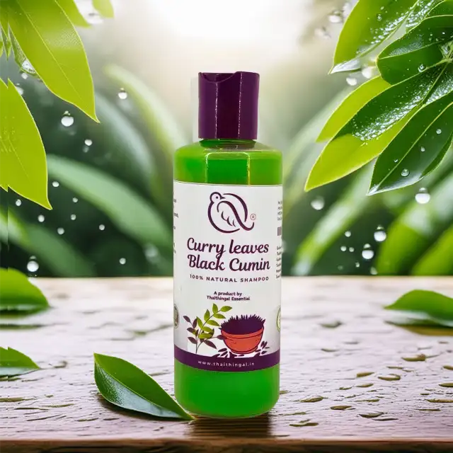 Curry Leave / Black Cumin - 100% Natural Shampoo - image 2